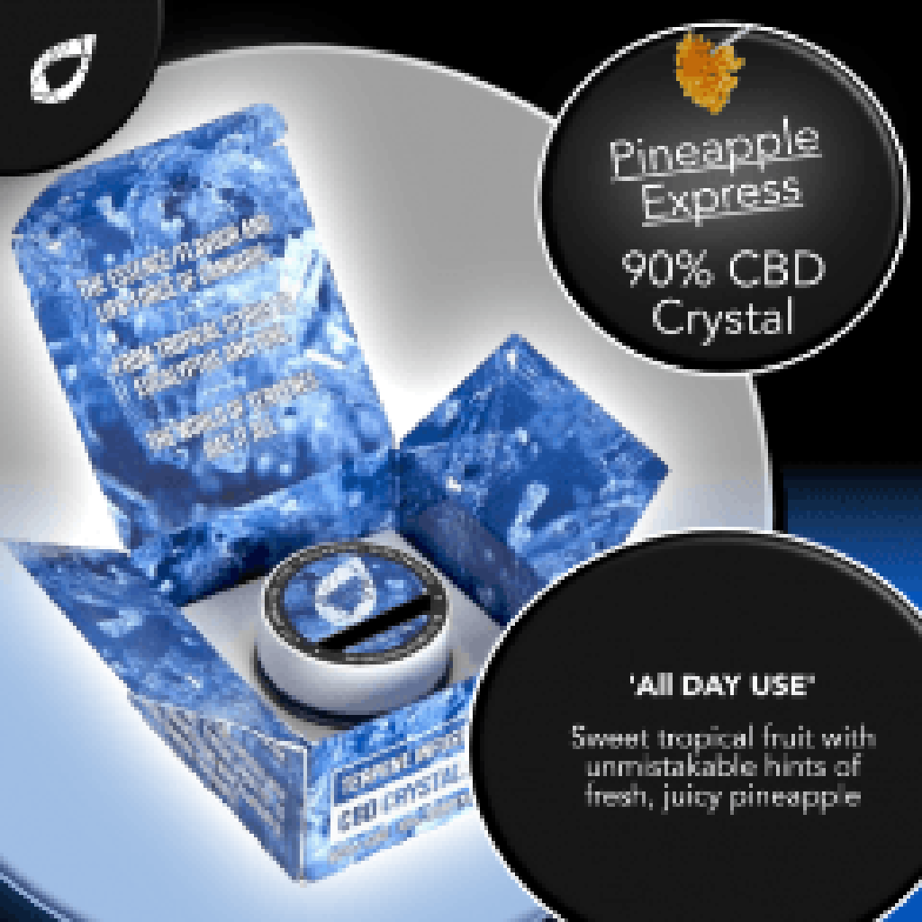 Synergy Of Nature Extracts - 90%+ CBD Terpene crystals Pineapple Express